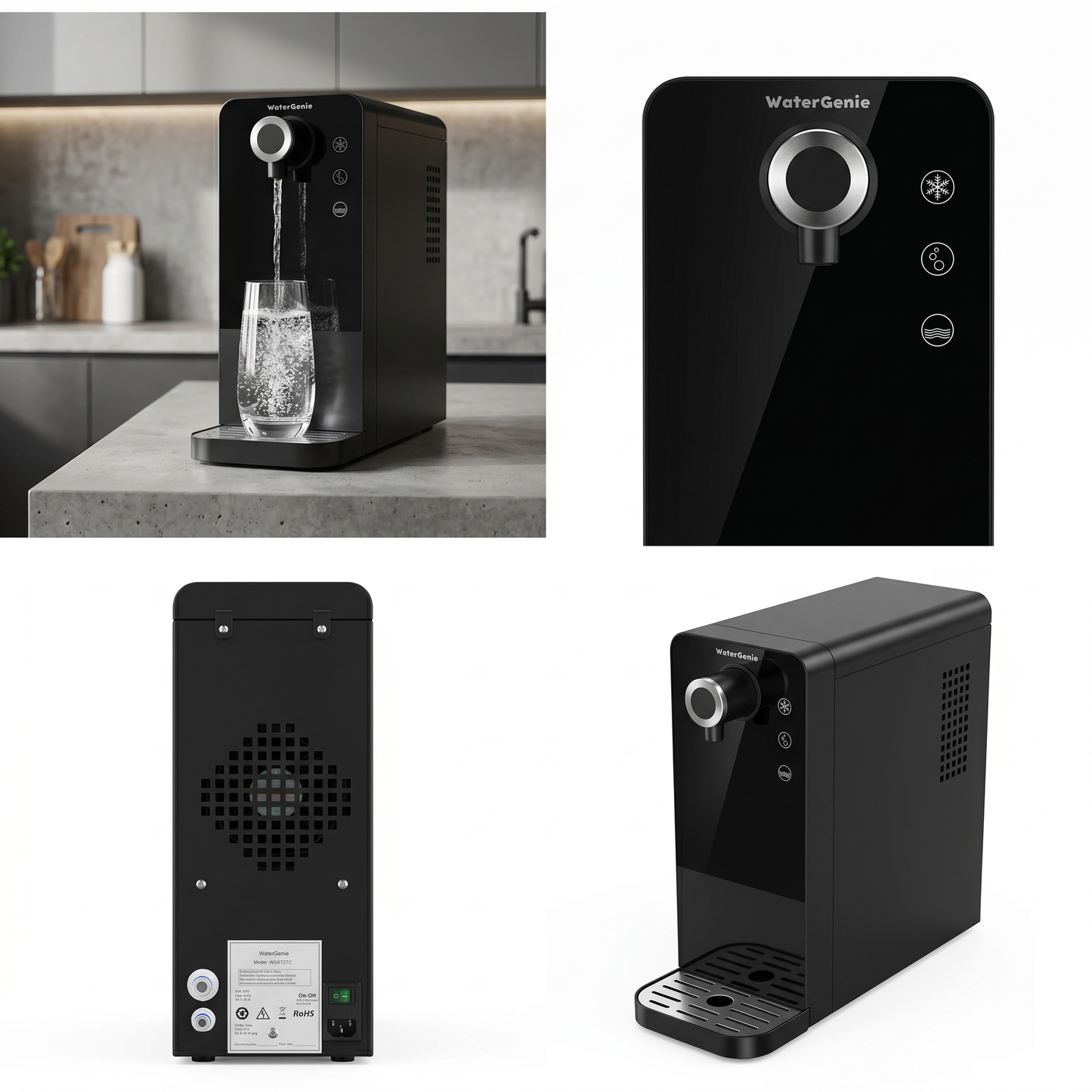 WaterGenie™ Countertop Sparkling Water System