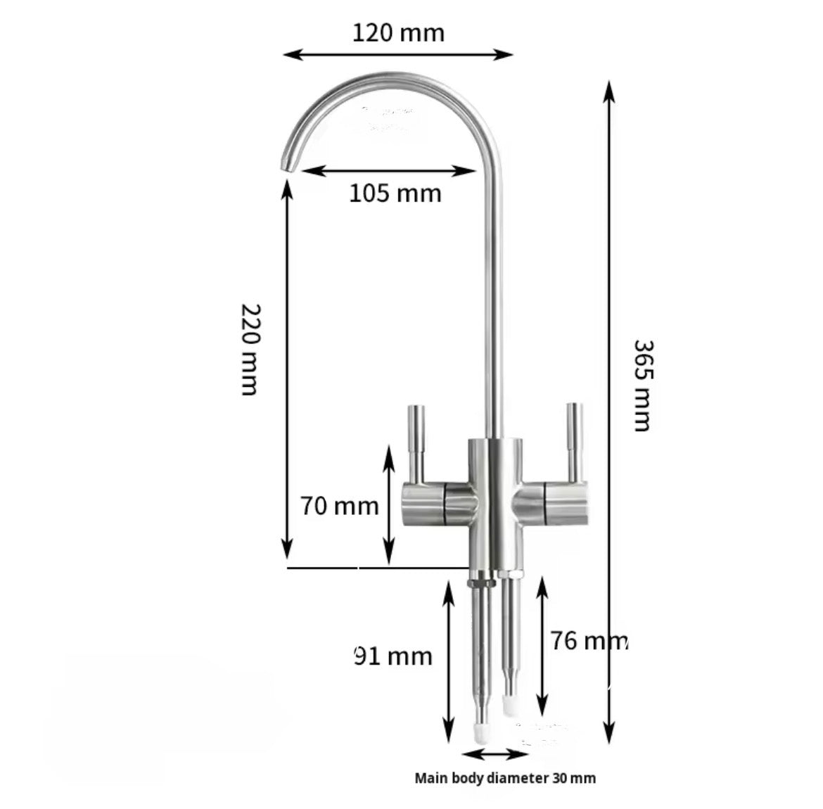 Dual dispensing faucet