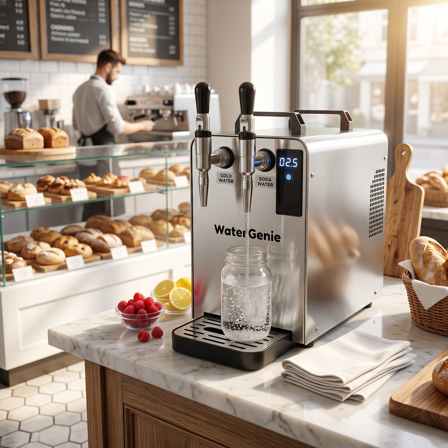 WaterGenie™ Pro Sparkling Water System