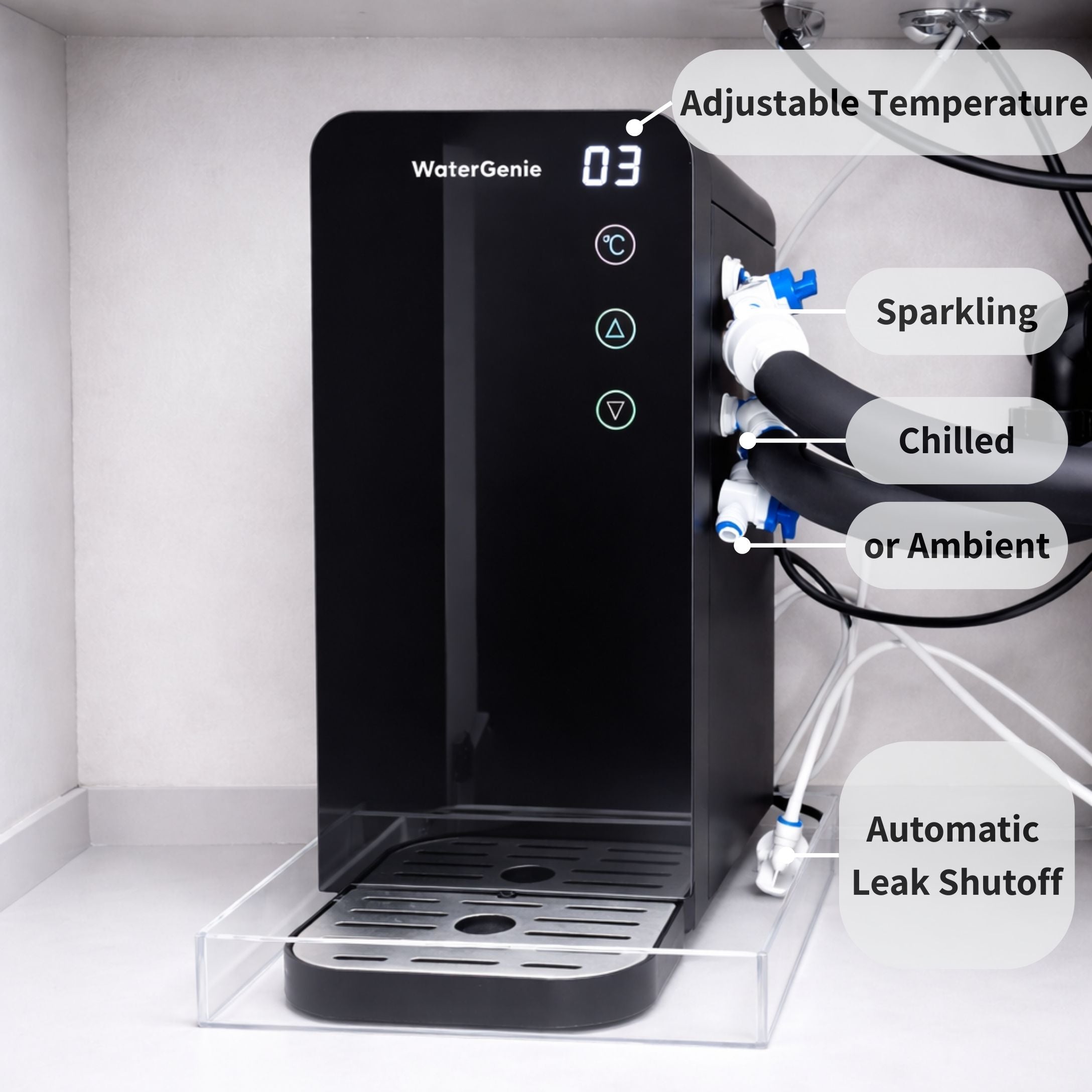 WaterGenie™ Undercounter Sparkling Water System